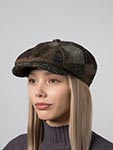 Кепка LIERYS арт. 6880906 8-PANEL CAP PATCHWORK (коричневый / серый)